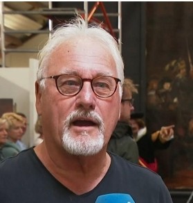 Harrie Visser in zijn atelier
